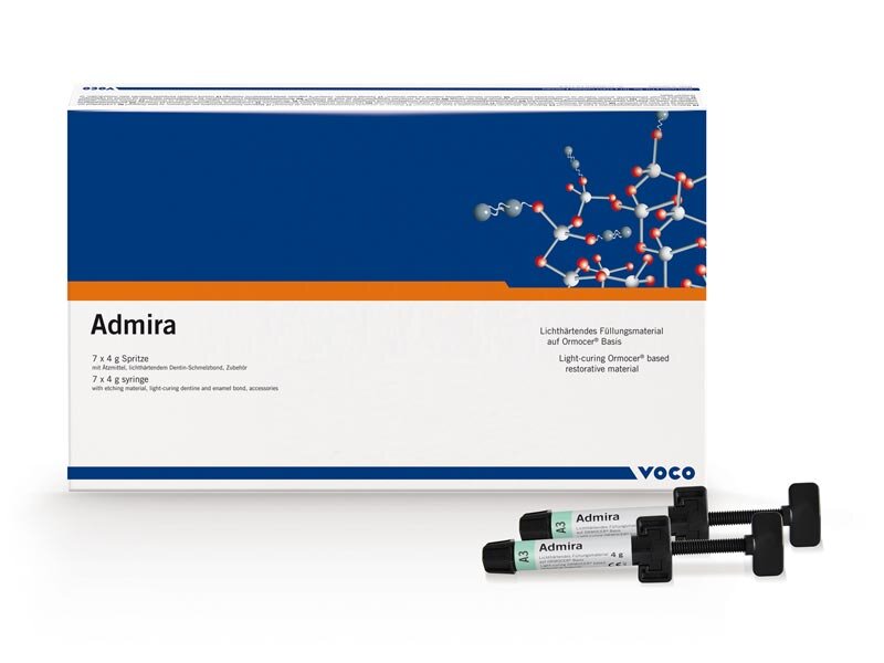 Voco 2423 Admira Light Curing Ormocer Dental Restorative Material Syringe A3 4 Gm Voco 2423 Admira Light Curing Ormocer Dental Restorative Material Syringe A3 4 Gm